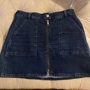 Madewell denim mini
